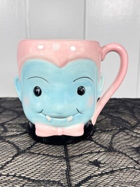 NEW Jack O Lantern Lane Vampire Halloween Mug